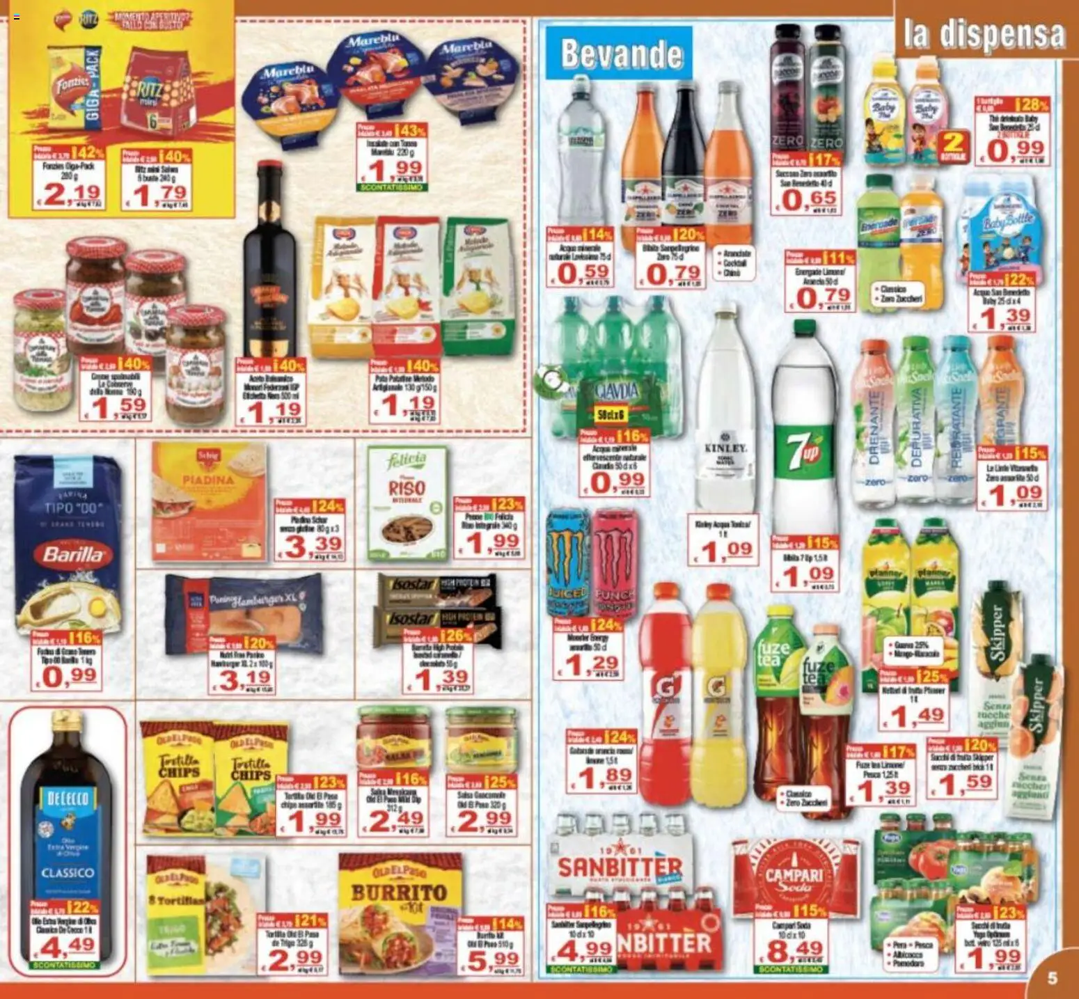 Volantino CTS del 02/09/2026 | Pagina: 5 | Prodotti: Riso, Pomodoro, Pesca, Barilla