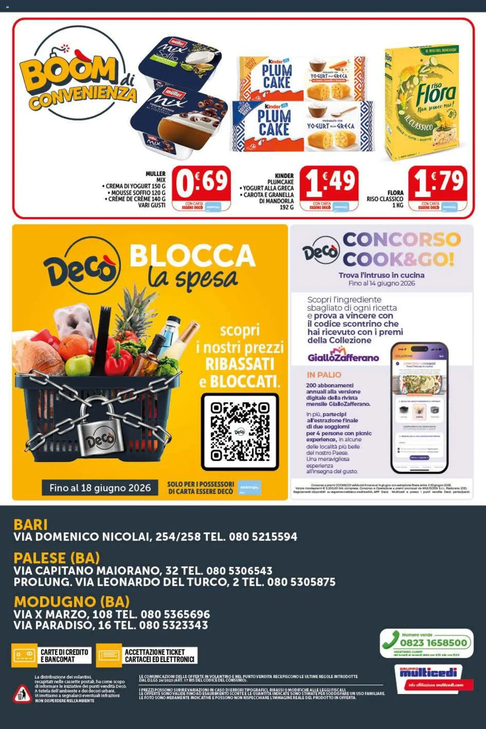 Volantino Decò del 20.05.2026 | Pagina: 12 | Prodotti: Crema, Yogurt, Carota, Plumcake