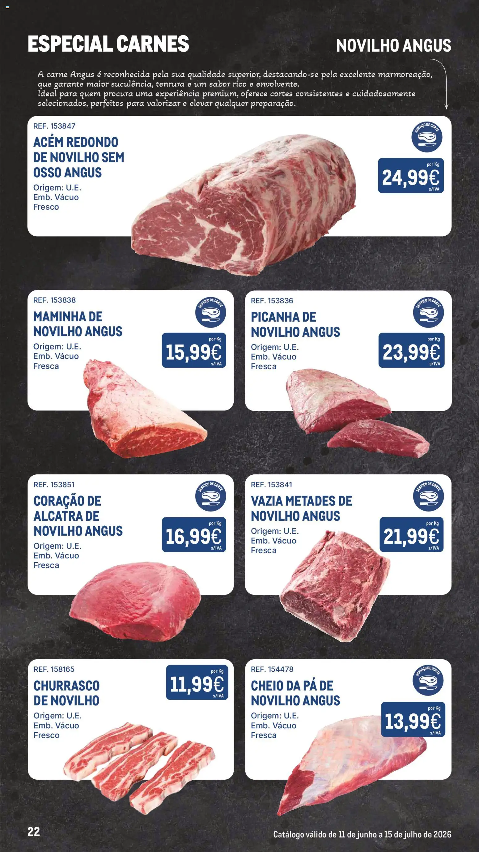 Makro Especial Carnes │ válido de 11.06.2026 | Página: 22 | Produtos: Carne, Pá