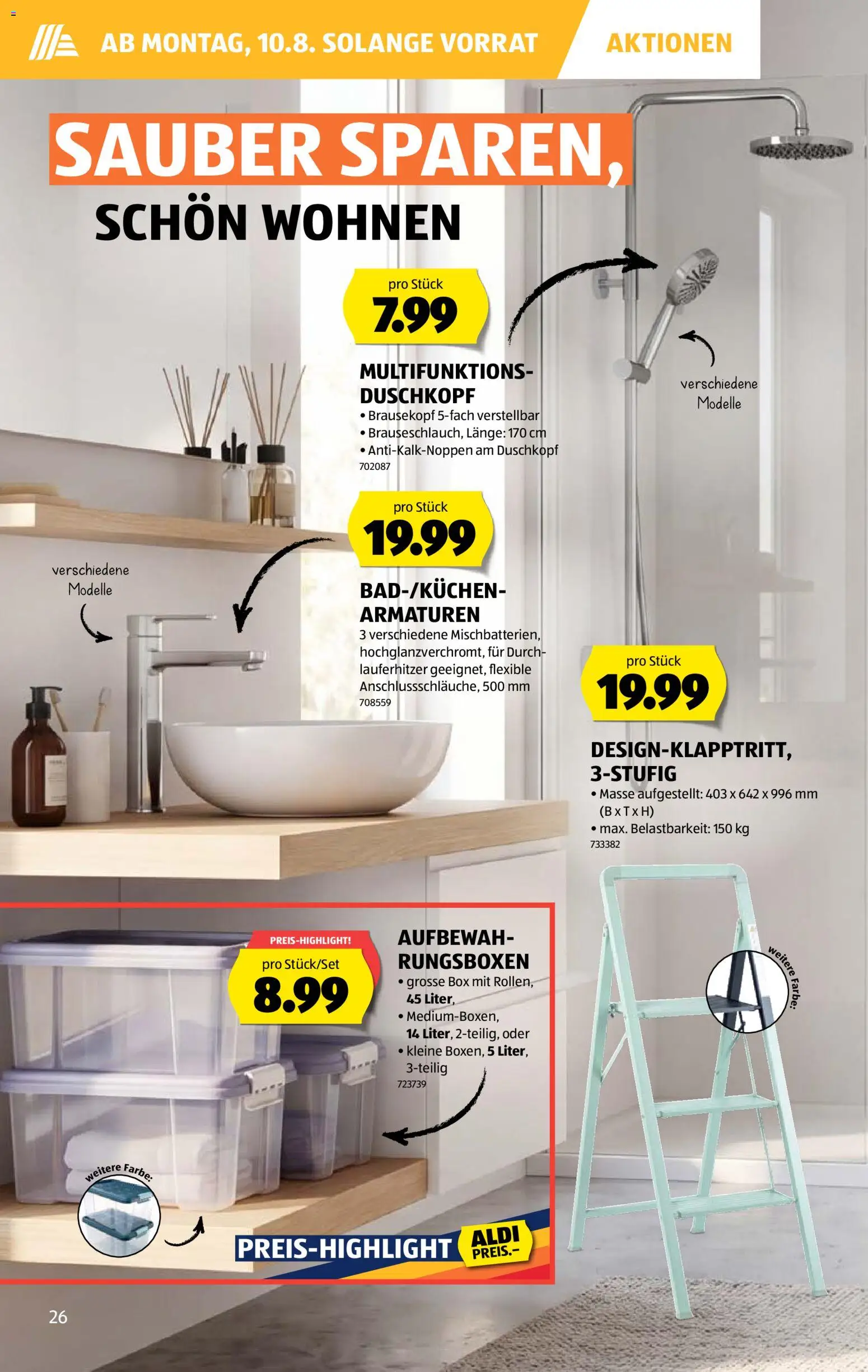 Aldi aktionen – gültig ab 06.08.2026 | Seite: 26 | Produkte: Box
