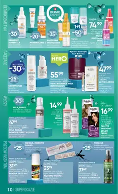 Pogląd oferty "Super-pharm gazetka" - ważna od 20.08.2026 | Strona: 10 | Produkty: Farby do włosów, Toner, Kosmetyki, Odżywka