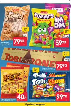 Forhåndsvisning av Trolli All in one mix godteri, 1 kg. (Enhetspris 99,90/kg). gyldig fra 26/10/2026 | Side: 13 | Produkter: Sjokolade, Godteri, 1, Twist