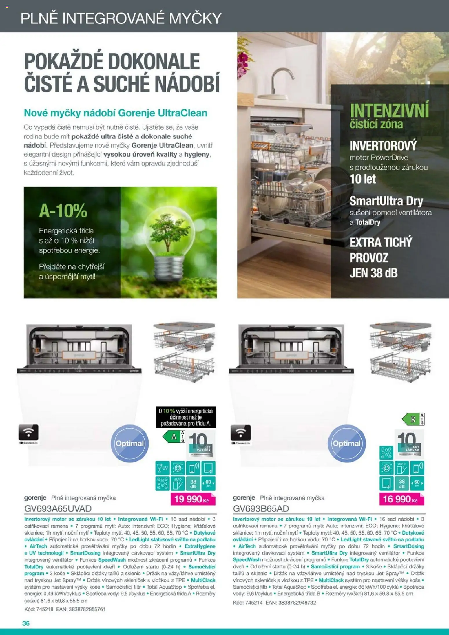 XXXLutz leták - Gorenje 2026 od 01.05.2026 | Strana: 36 | Produkty: Nádobí, Myčka, Ventilátor