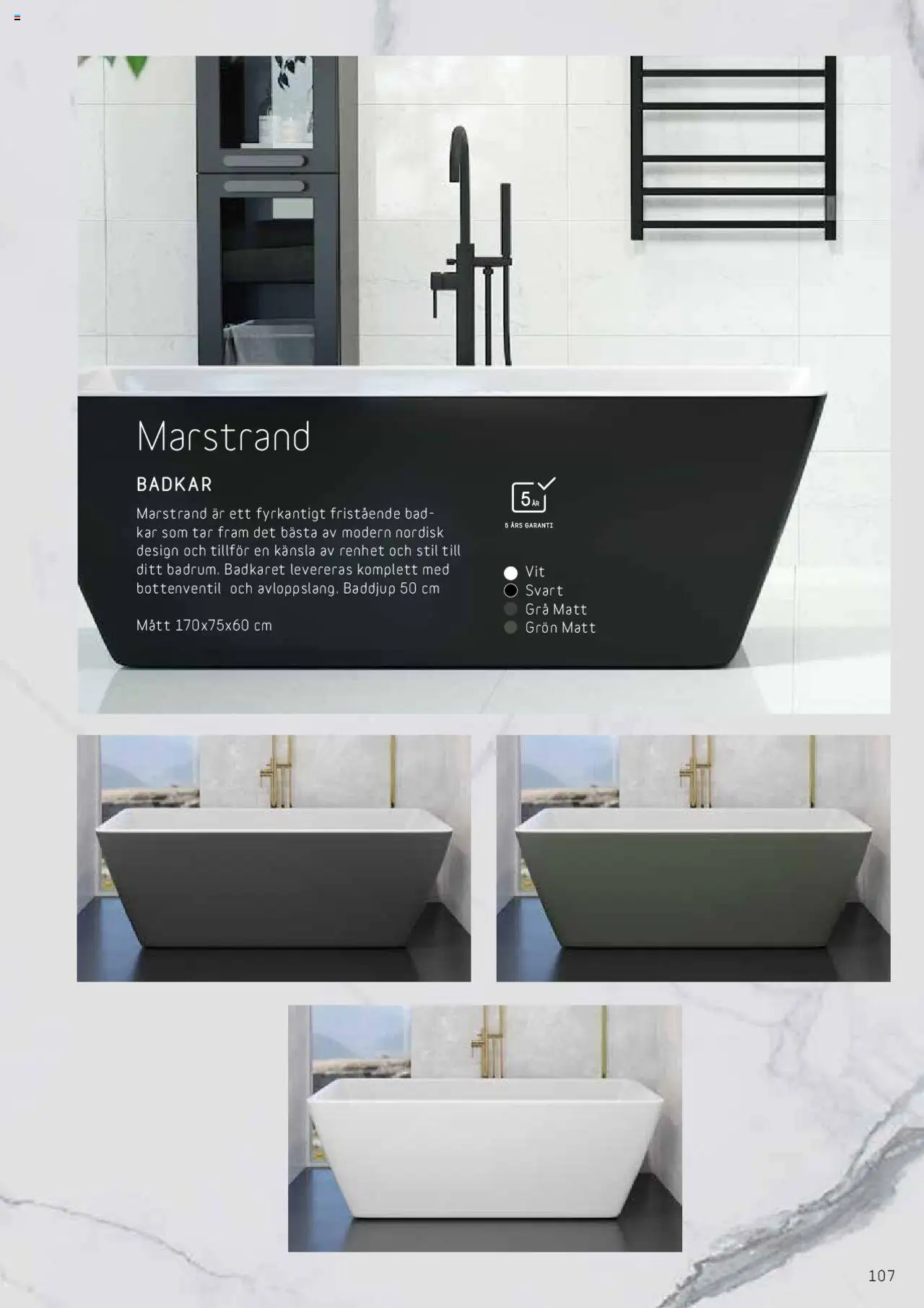 Bauhaus reklamblad aktuell från 25.08.2025 | Sida: 107 | Produkter: Badkar