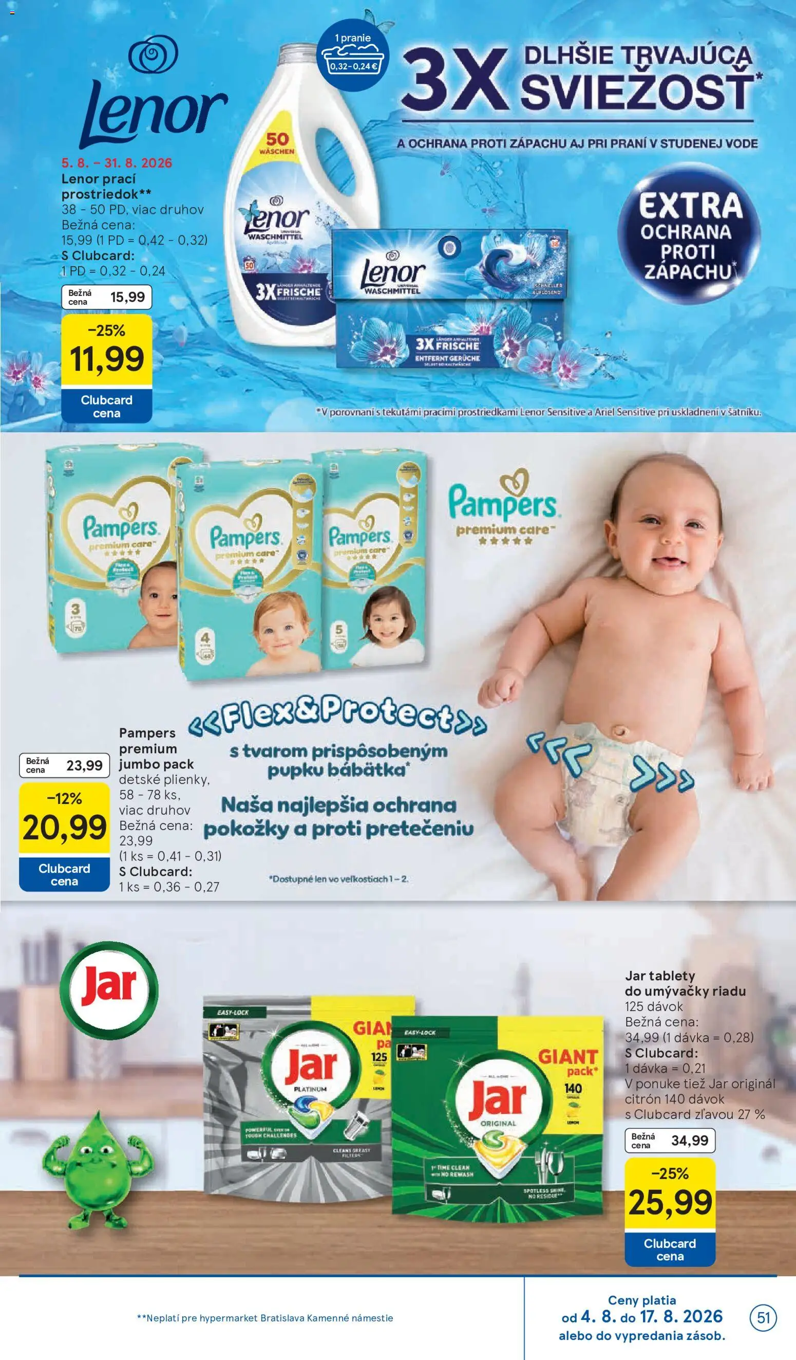 Nové Tesco akcie – leták je platný od 05.08.2026 | Strana: 51