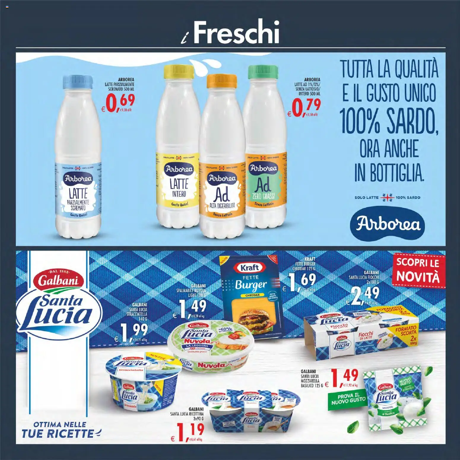 Volantino Decò del 30/06/2026 | Pagina: 16 | Prodotti: Fiocchi, Mozzarella, Latte, Stracciatella