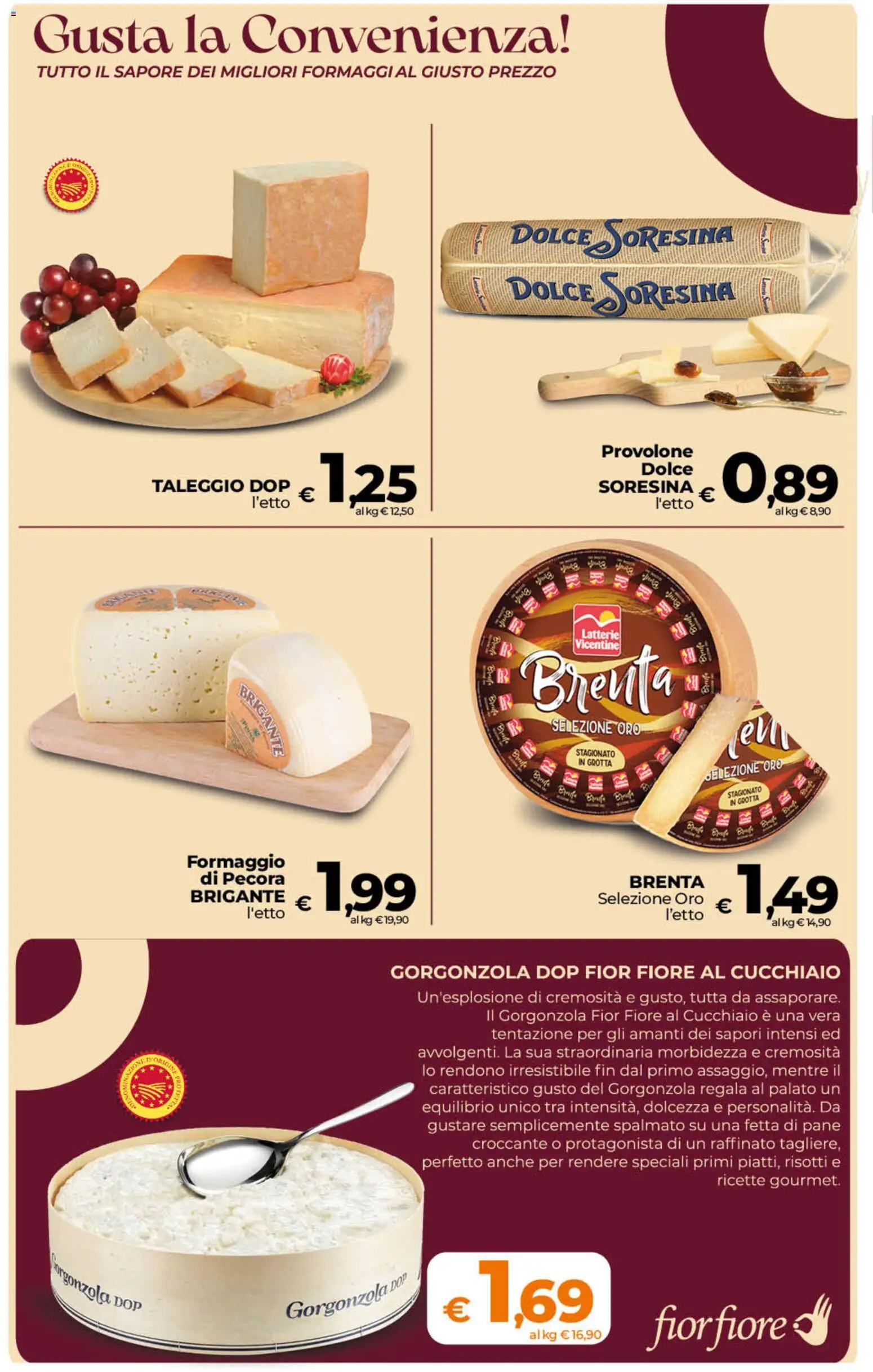 Volantino Ipercoop del 02/10/2026 | Pagina: 18 | Prodotti: Pane, Formaggio, Formaggio di pecora, Gorgonzola