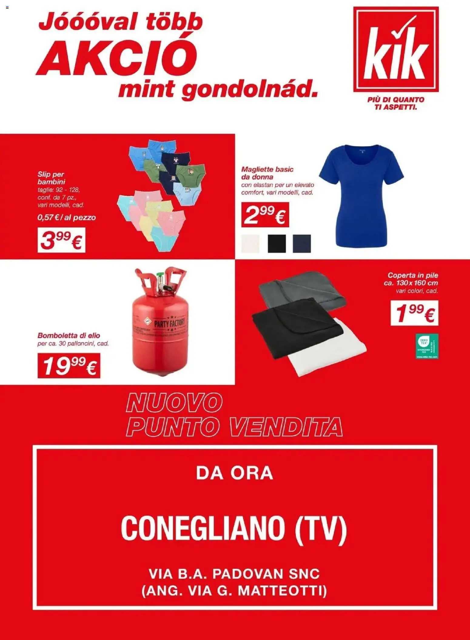 Nuovo KiK volantino Conegliano dal 10/09/2026 > offerte anteprima 🛍️ | Pagina: 1