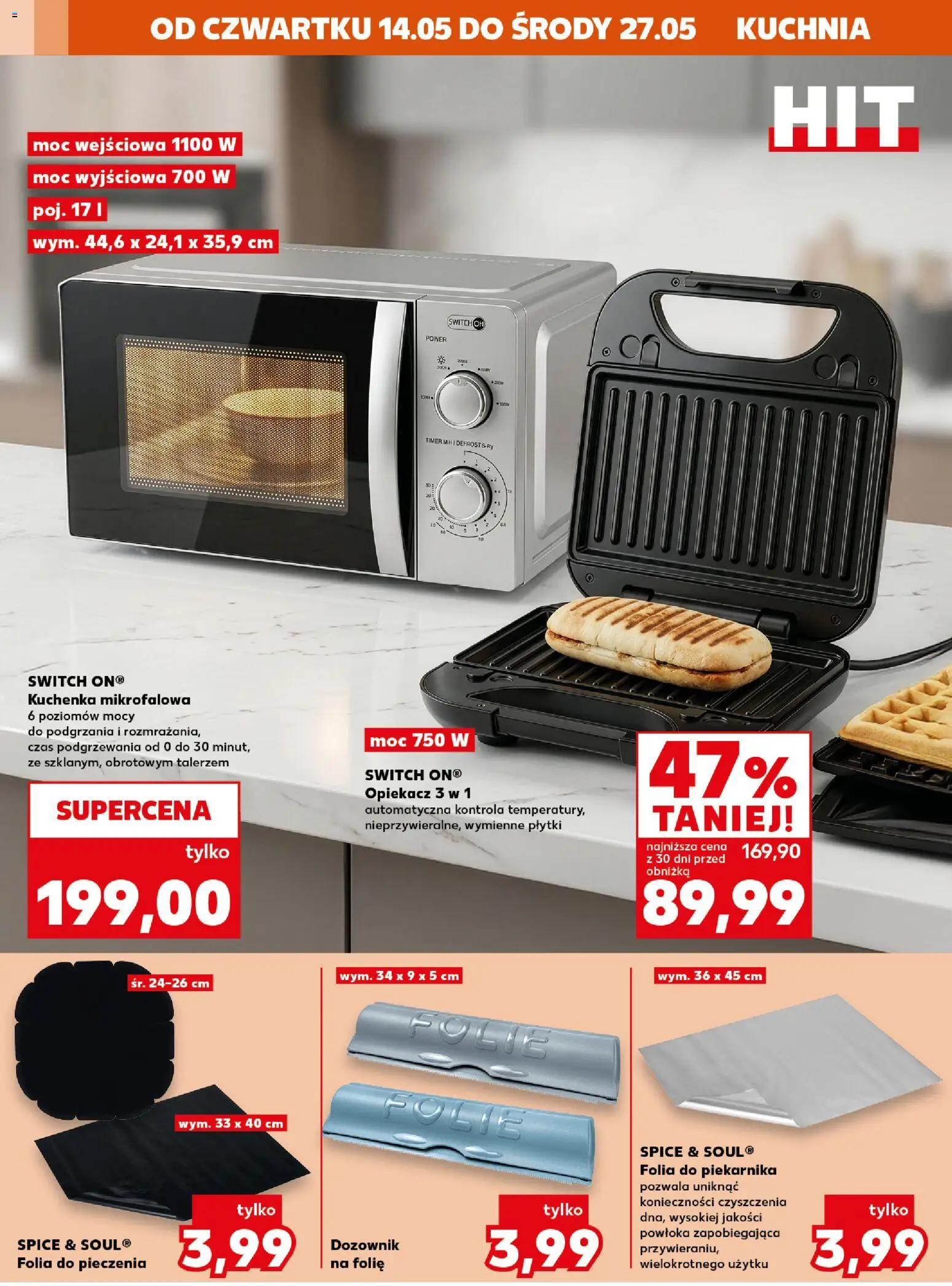 Kaufland Polsko leták - Mocny start od 18.05.2026 | Strana: 28 | Produkty: Fólie