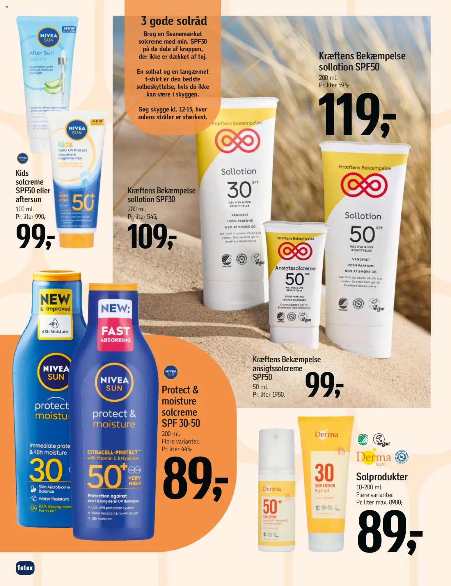 Føtex tilbudsavis – gyldig fra 29.05.2026 | Side: 6 | Produkter: Parfume, Solcreme