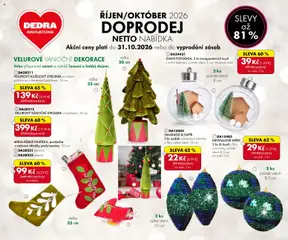 Dedra leták platný od 01.10.2026
