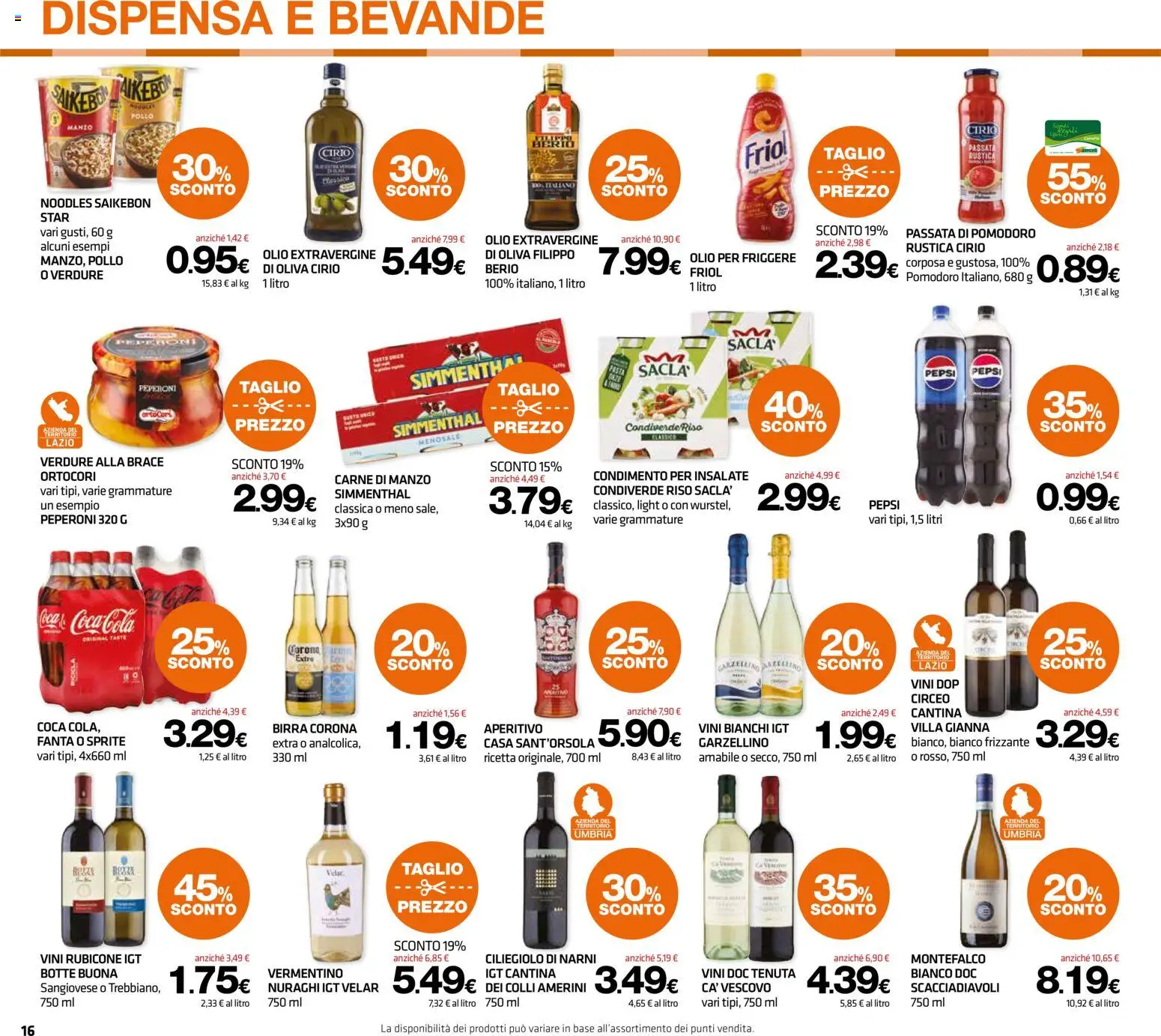 Volantino Superconti del 07.05.2026 | Pagina: 16 | Prodotti: Birra, Pollo, Pepsi, Aperitivo