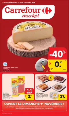 Carrefour market publicité - Voorbeeld van een folder van Carrefour market, geldig van 28/10/2026