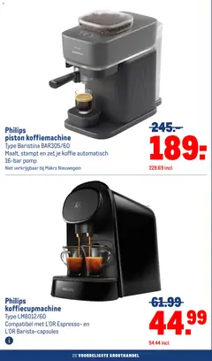 Makro folder - Non food - Voorbeeld van een folder van Makro, geldig van 09-09-2026 | Pagina: 10 | Producten: Koffie, Koffiemachine