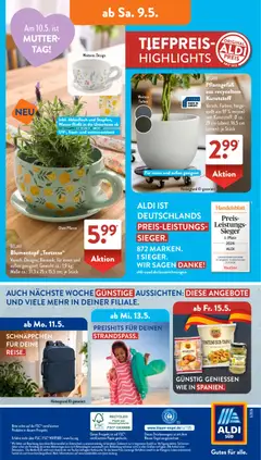 Aldi Süd Prospekt 	 ab 04.05.2026 gültig | Seite: 17 | Produkte: Gewicht, Blumentopf, Wasser, Bekleidung