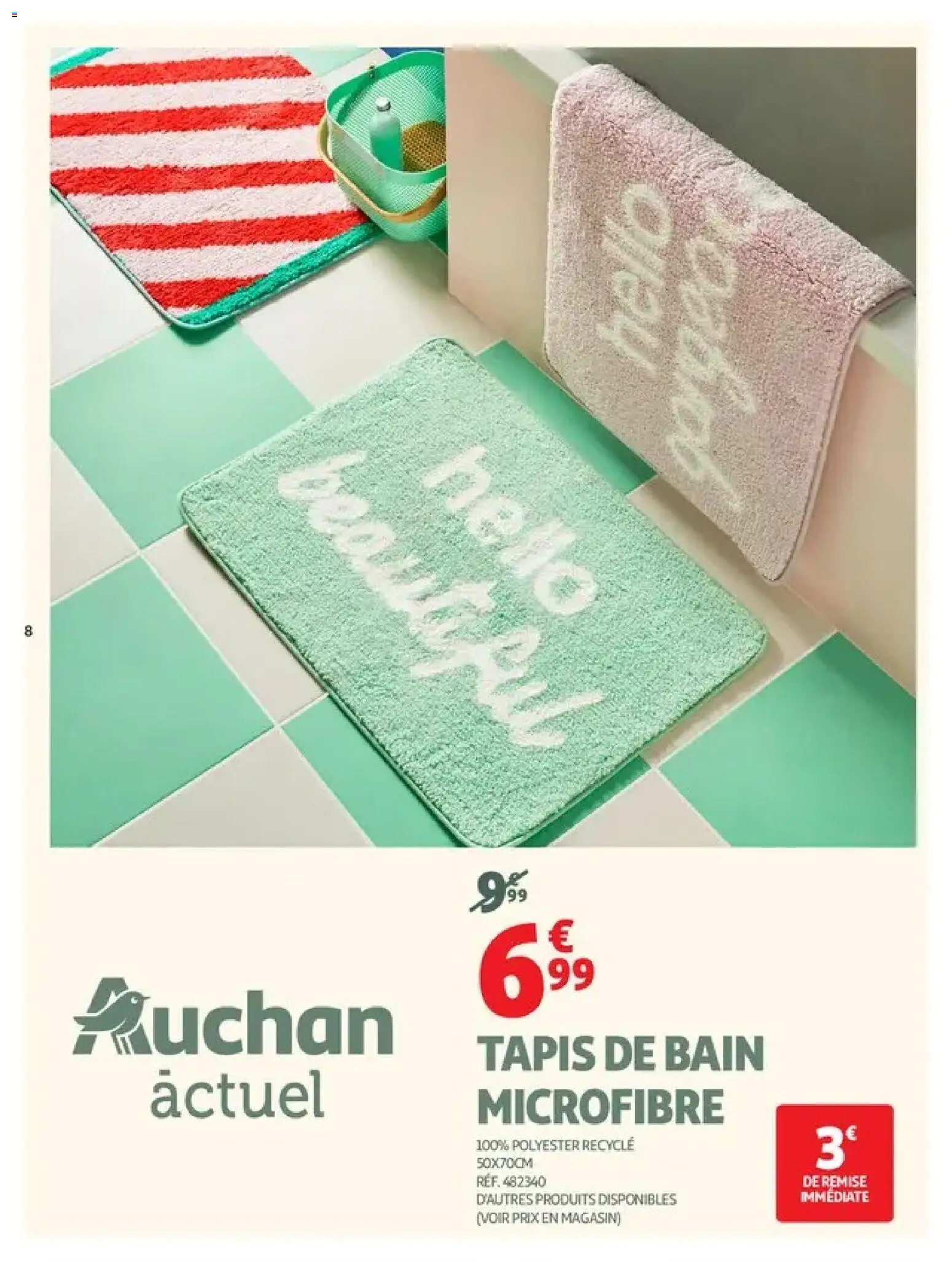 {H1} | Page: 8 | Produits: Tapis de bain, Tapis