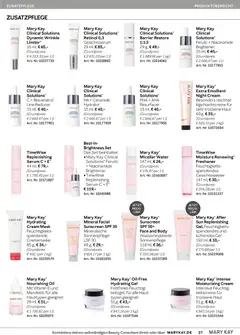 Mary Kay Katalog ab 16.07.2026 gültig | Seite: 27 | Produkte: Serum, Nachtcreme