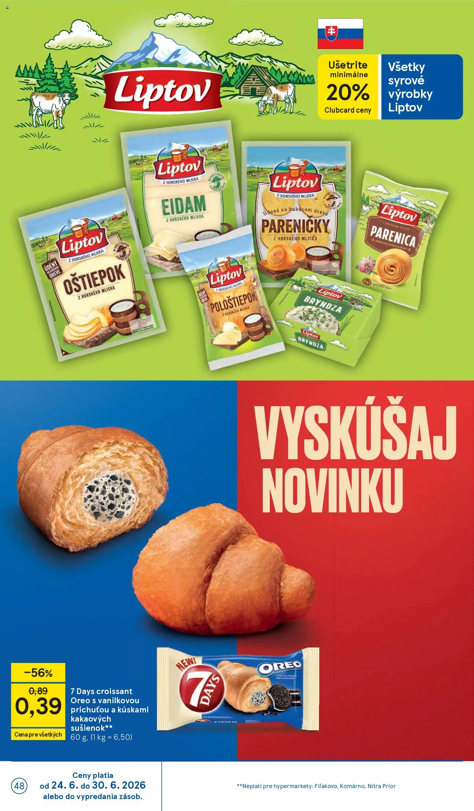 Nové Tesco akcie – leták je platný od 24.06.2026 | Strana: 48