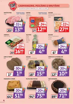 Ofertele Auchan valabile de la 21.10.2026 | Pagină: 4 | Produse: Agricola, Pui, Tort, Pâine