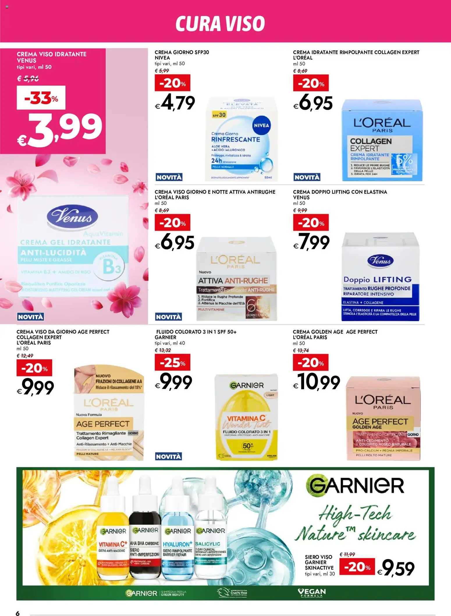 Volantino bennet del 17/09/2026 | Pagina: 6 | Prodotti: Carbone, Riso, Crema viso, Aloe vera