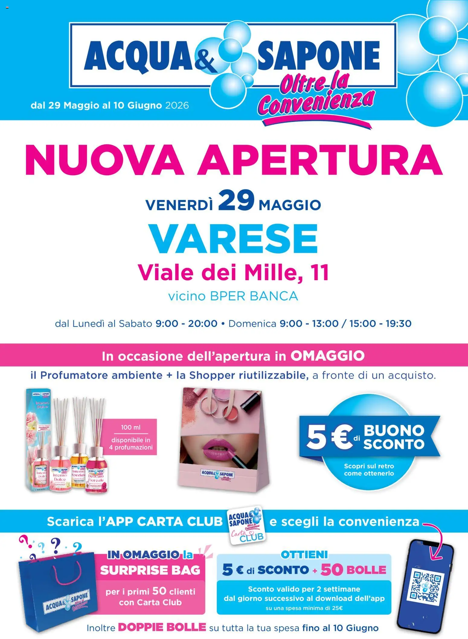 Volantino Acqua e Sapone del 29.05.2026 | Pagina: 1 | Prodotti: Sapone, Colla