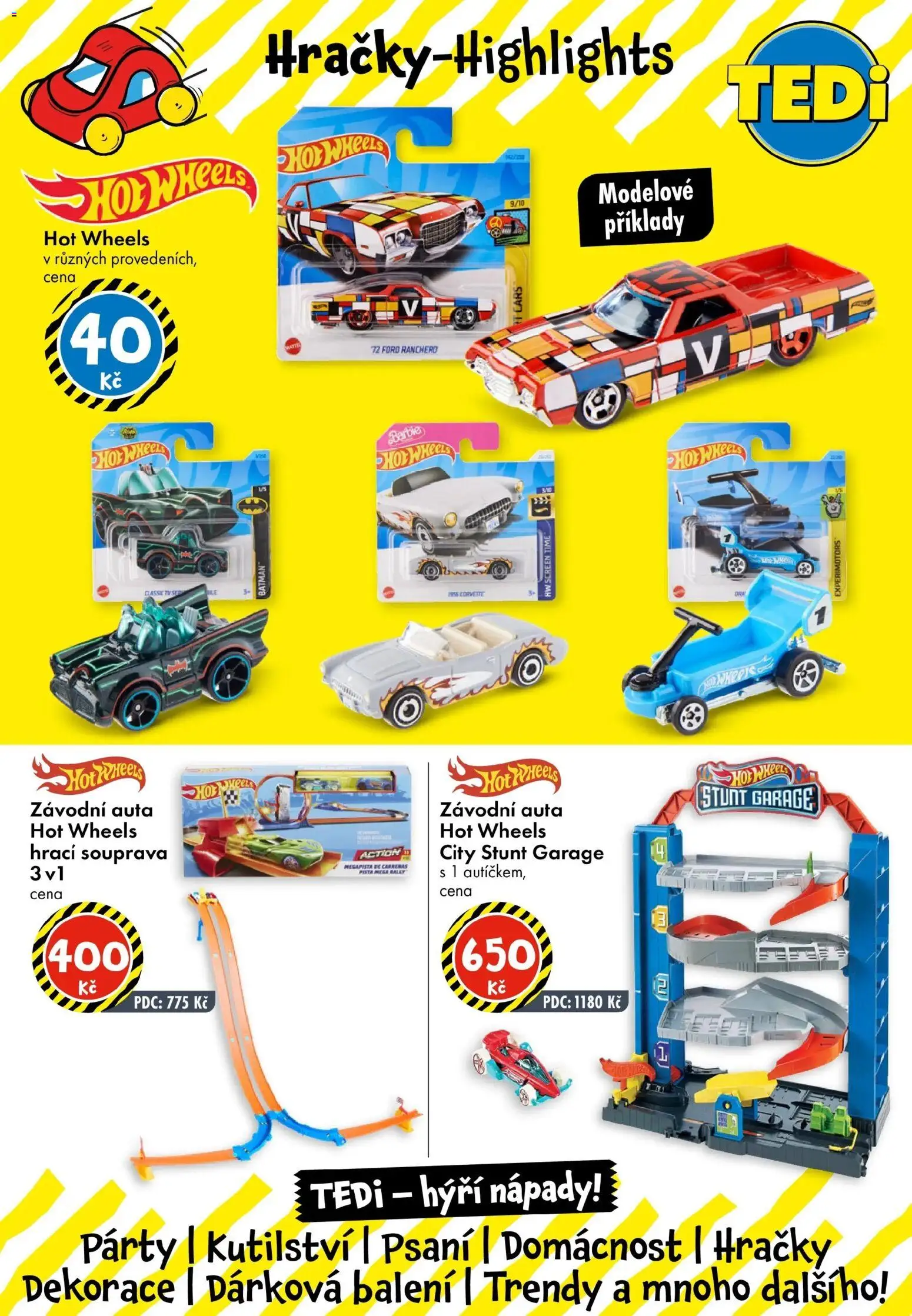 TEDi leták - Podbořany od 26.09.2026 - akční nabídka | Strana: 2 | Produkty: Hračky, Hot Wheels, Dekorace