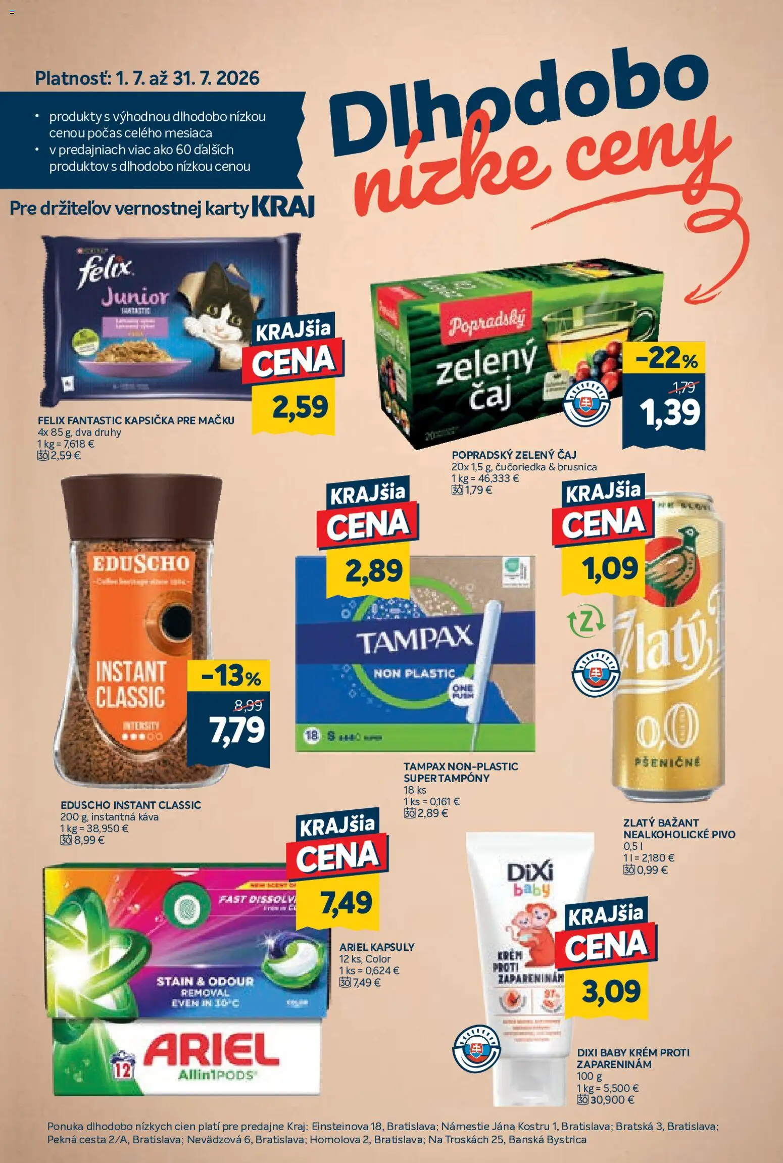 Nové Kraj akcie – leták je platný od 16.07.2026 | Strana: 15