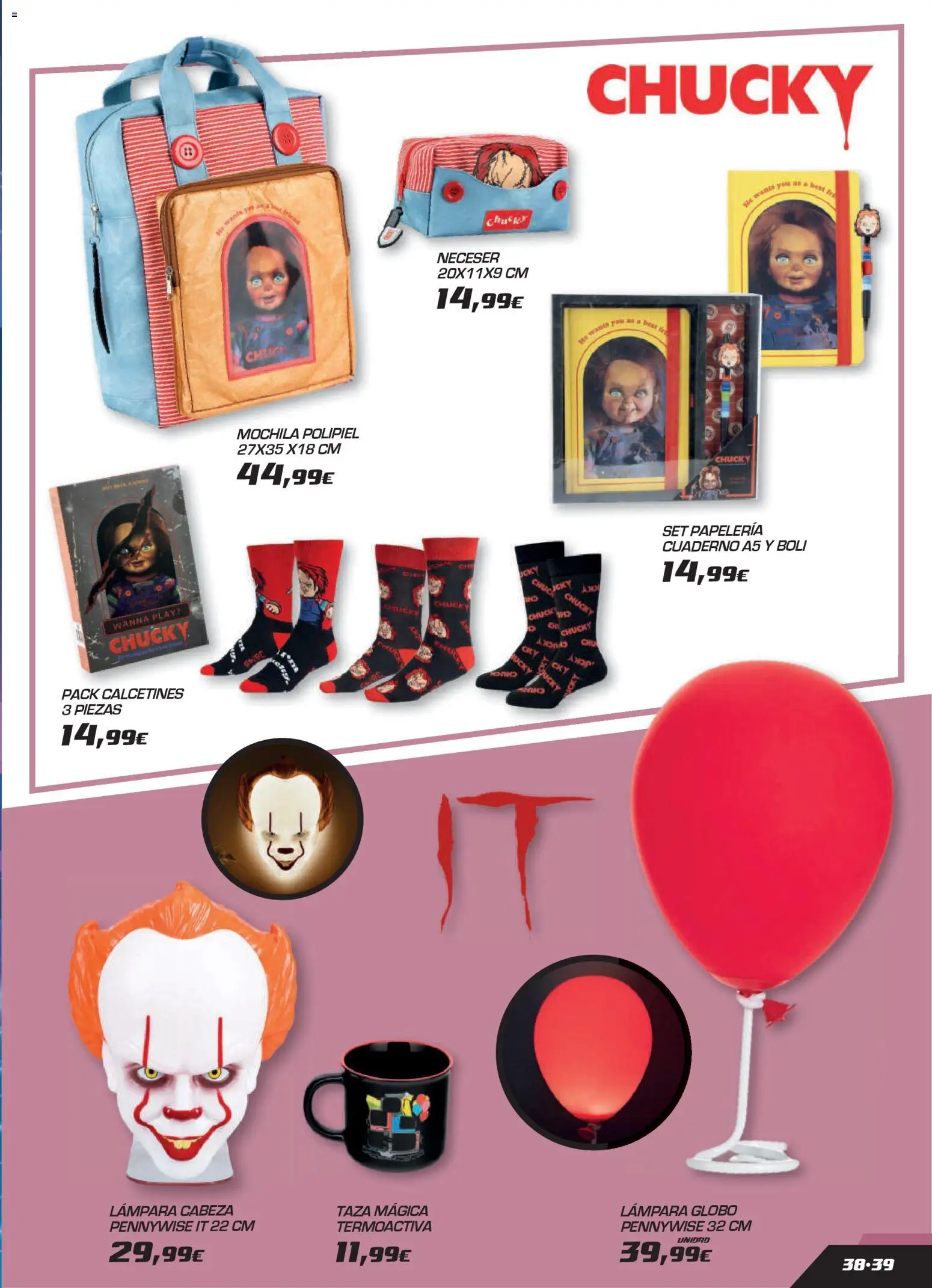 Toy Planet Catálogo de Geek Fan │ válido desde el 04/12/2025 | Página: 39 | Productos: Mochila, Calcetines, Neceser, Lámpara