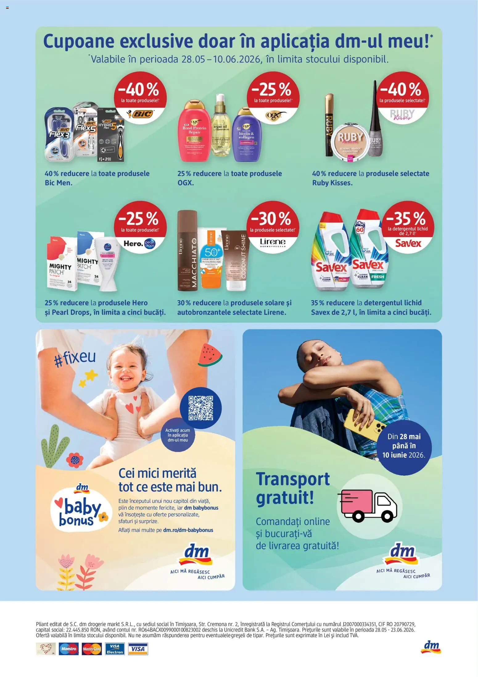Noul catalog DM drogeriemarkt – valabil de la 28.05.2026 | Pagină: 24 | Produse: Pomelo, Mici, Detergent