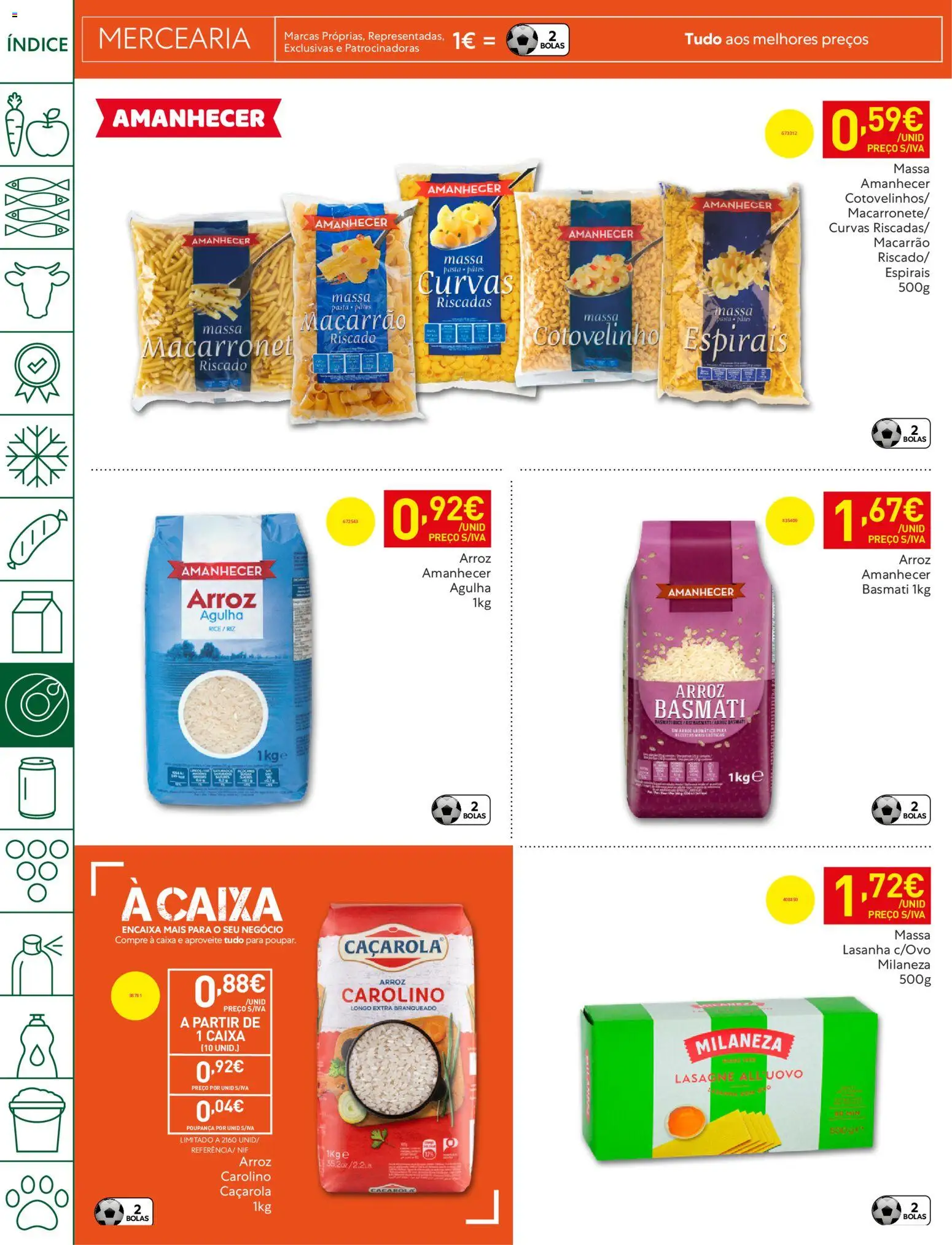 Recheio folheto │ válido de 05.05.2026 | Página: 20 | Produtos: Arroz basmati, Caixa, Arroz, Massa