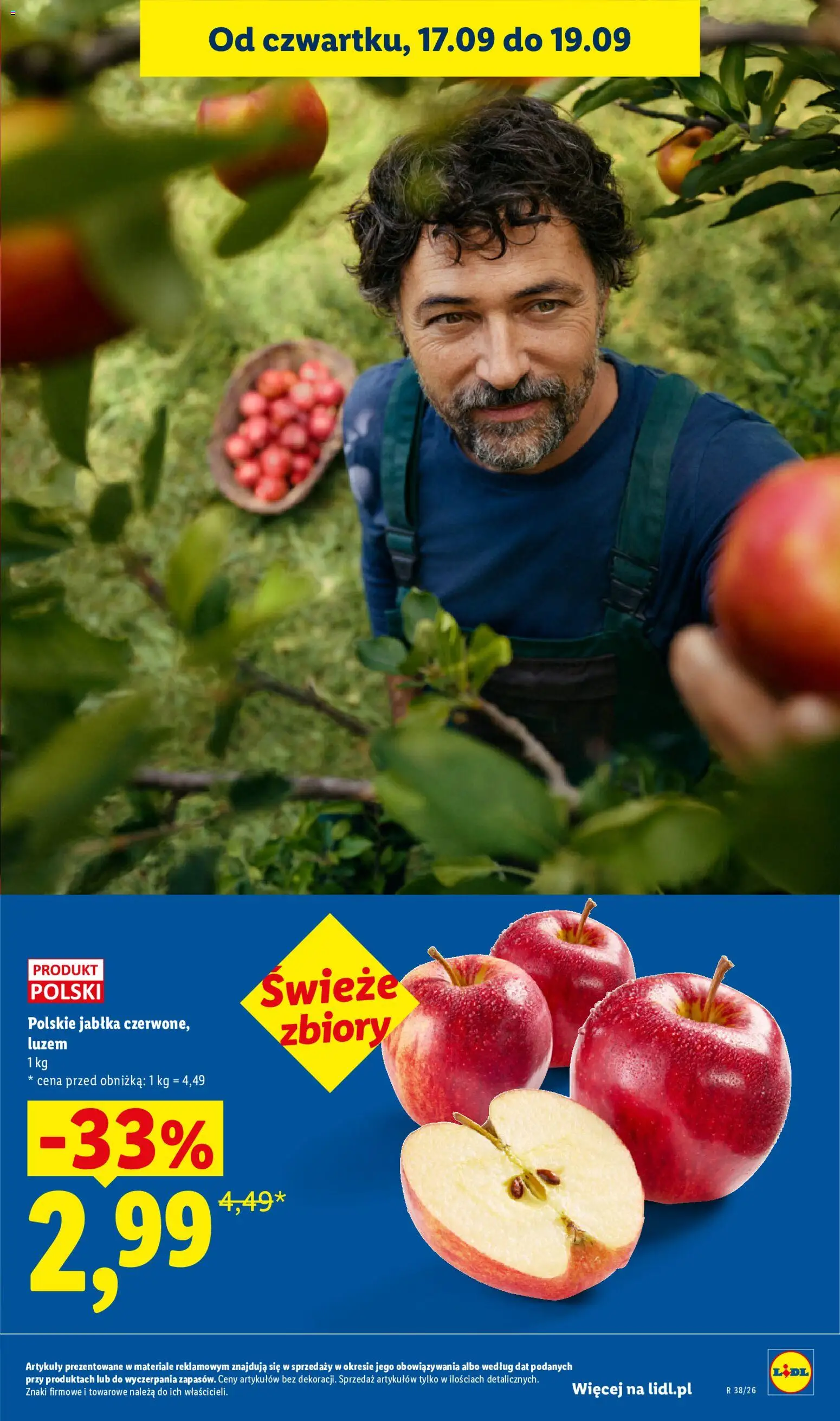 Lidl Polsko leták od 17.09.2026 | Strana: 25 | Produkty: Jablka