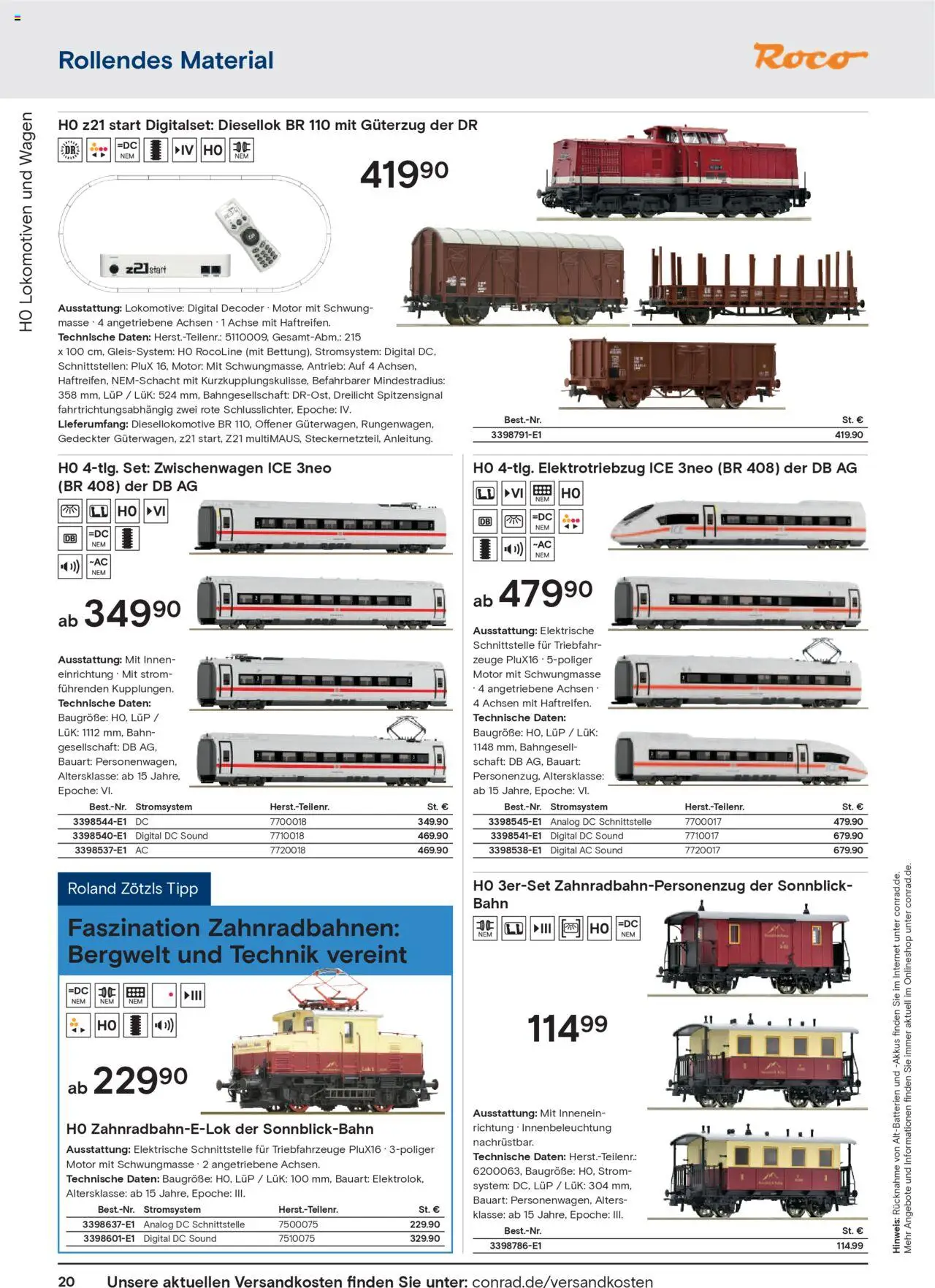 Conrad  Modellbahn Katalog – gültig ab 25.08.2025 | Seite: 22
