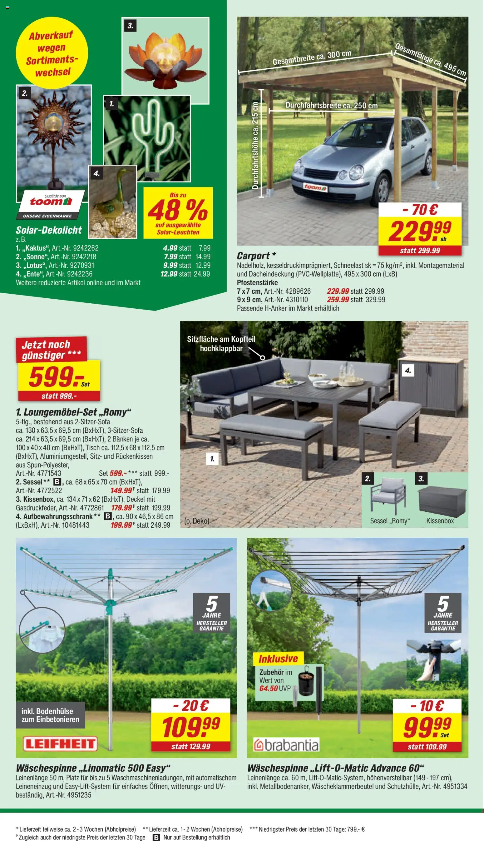Toom Baumarkt Prospekt – gültig ab 01.08.2026 | Seite: 4 | Produkte: Sessel, Tisch