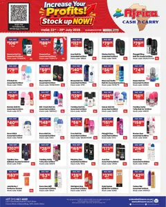 Africa Cash & Carry specials catalogue – valid from 23/07/2026 | Page: 6 | Products: Perfume, Stock
