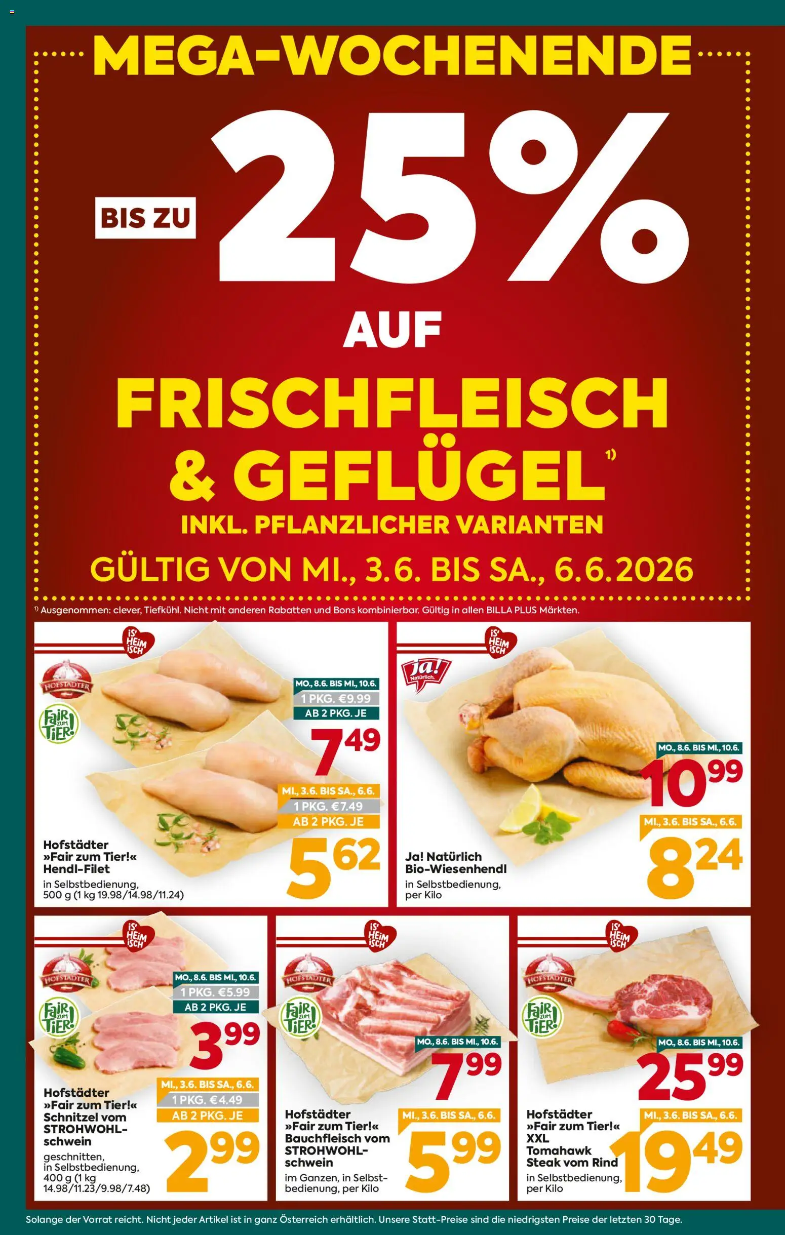 Billa Plus Flugblatt gültig ab 03.06.2026 | Seite: 2
