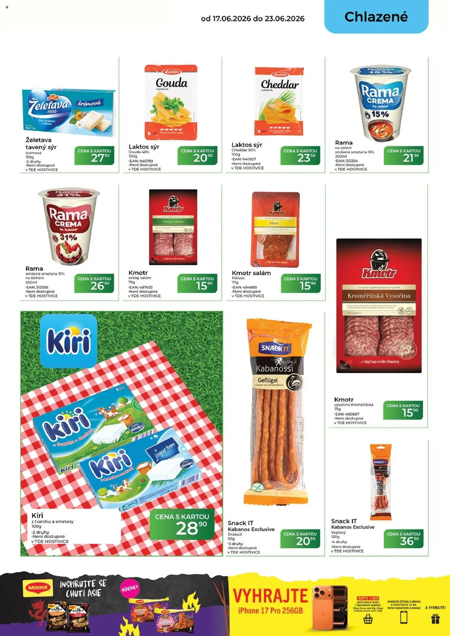 Tamda Foods leták od 17.06.2026 | Strana: 21 | Produkty: Tavený sýr, Rama, Vysočina, Cheddar