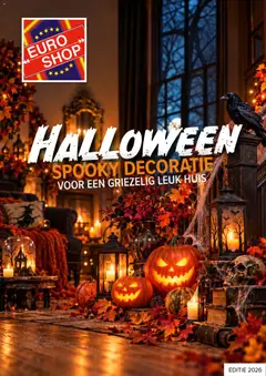 Euro Shop - Halloween deco - Voorbeeld van een folder van Euro Shop, geldig van 06/10/2026