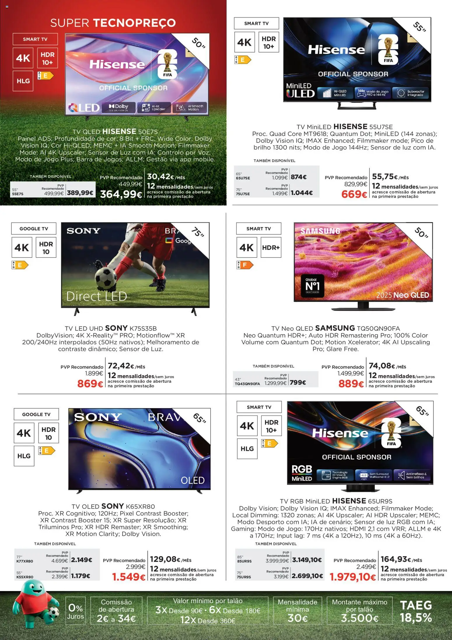 El Corte Ingles Promoção │ válido de 17/07/2026 | Página: 2 | Produtos: Tv led