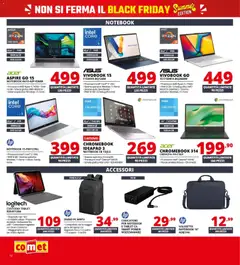 Anteprima del volantino Comet volantino valido a partire dal 18/06/2026 | Pagina: 12 | Prodotti: Zaino, Laptop, Tablet, PC