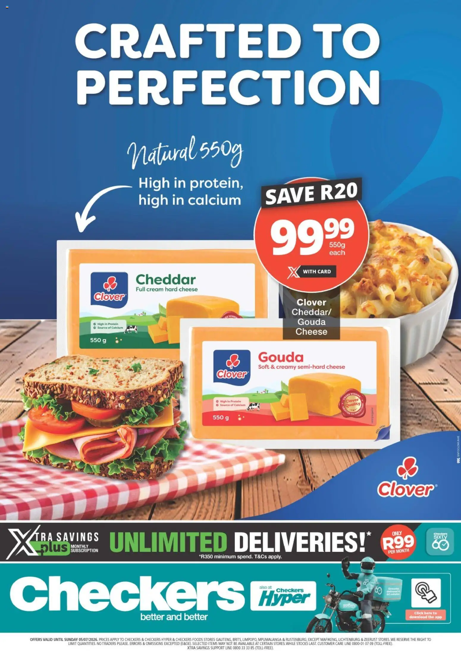 New Checkers catalogue – valid from 23/06/2026 | Page: 1 | Products: Detergente líquido, Cheese, Cream