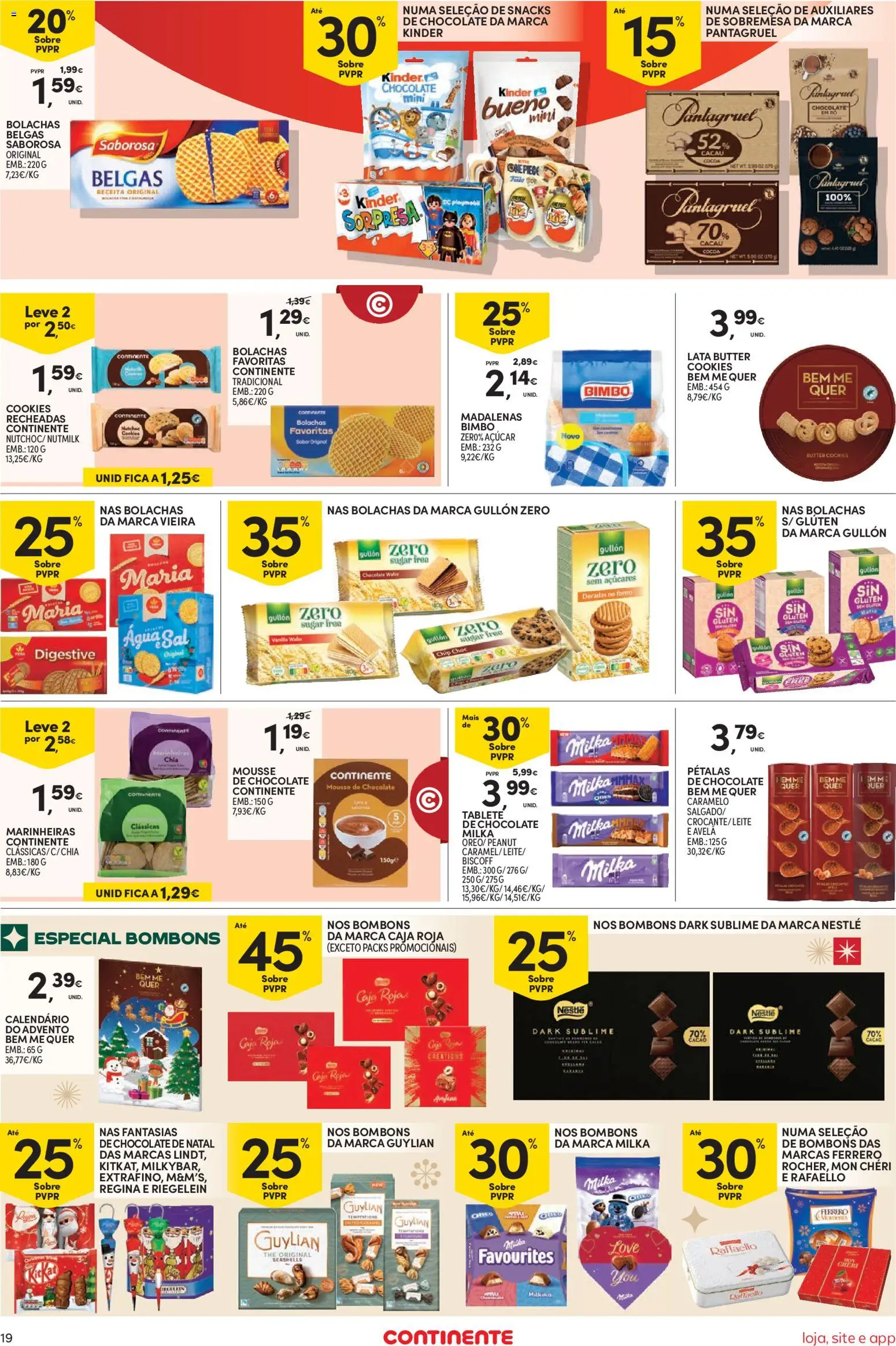 Continente folheto Bom Dia │ válido de 27/10/2026 | Página: 19 | Produtos: Forno, Bolachas, Sobremesa, Chocolate