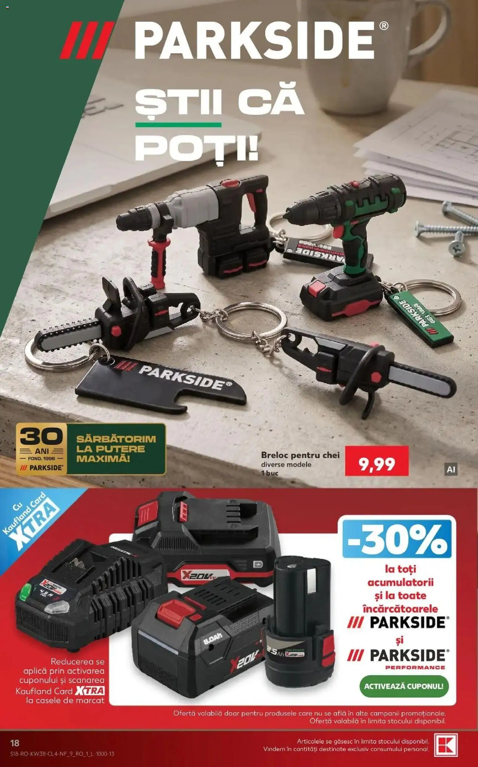 Kaufland Domnesti 16.09.2026 - Revista si Oferta | Pagină: 18 | Produse: Aplică, Parkside