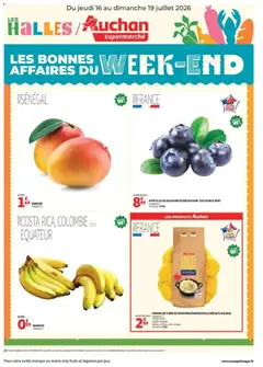 Auchan - Prévisualisation de Auchan - Les bons plans du week-end dans votre super valide à partir de 16/07/2026