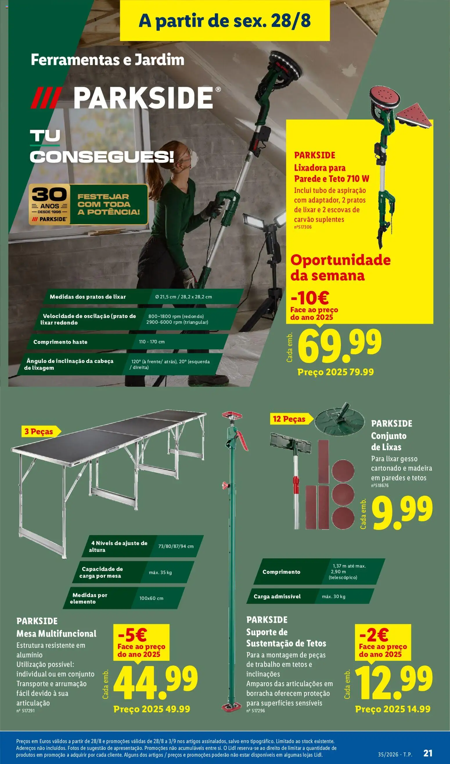 Lidl Novidades │ válido de 24/08/2026 | Página: 21 | Produtos: Pratos, Ferramentas, Mesa