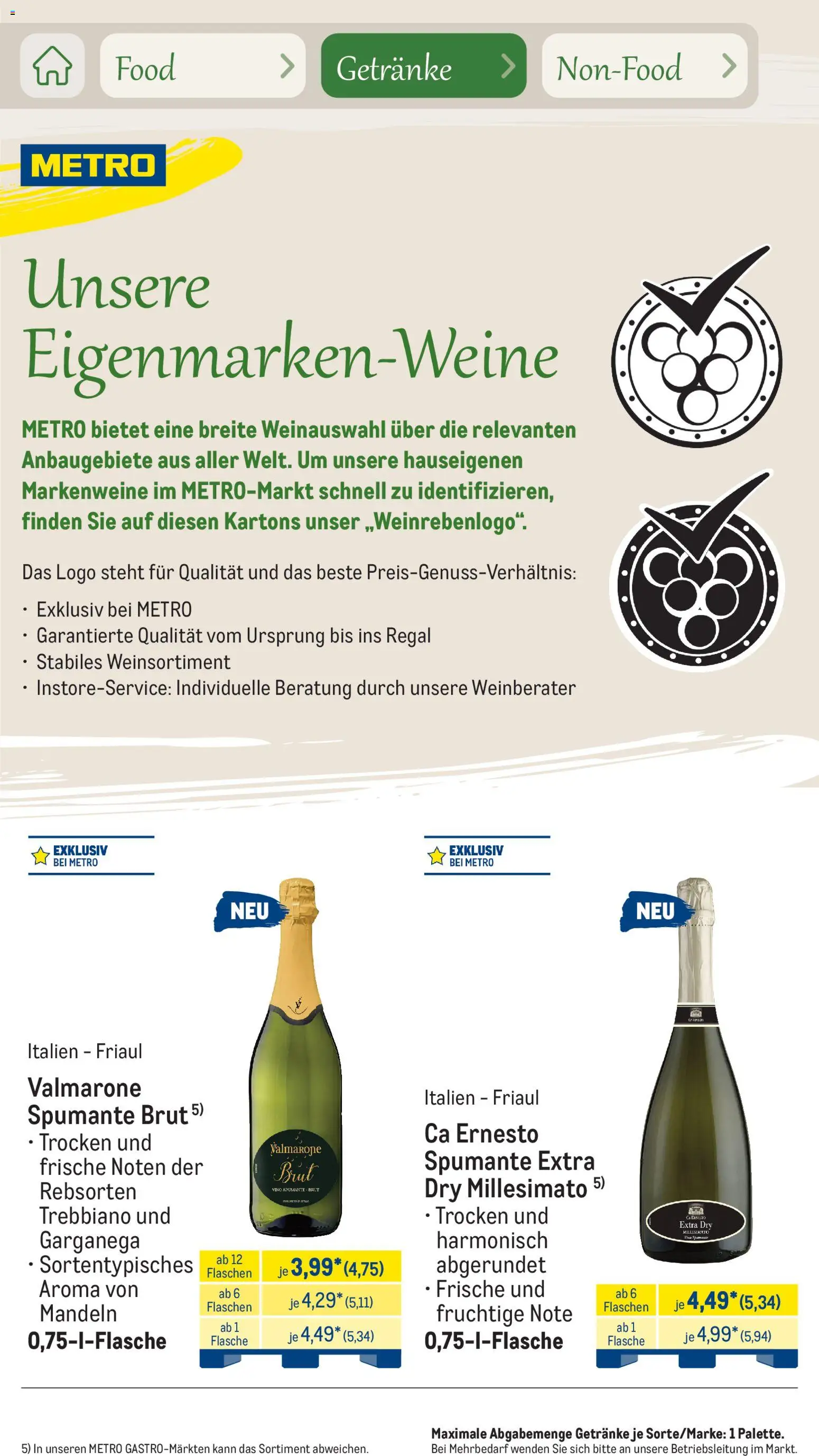 Metro Saisonkatalog Outdoor Dining – gültig ab 01.06.2026 | Seite: 66 | Produkte: Regal, Mandeln