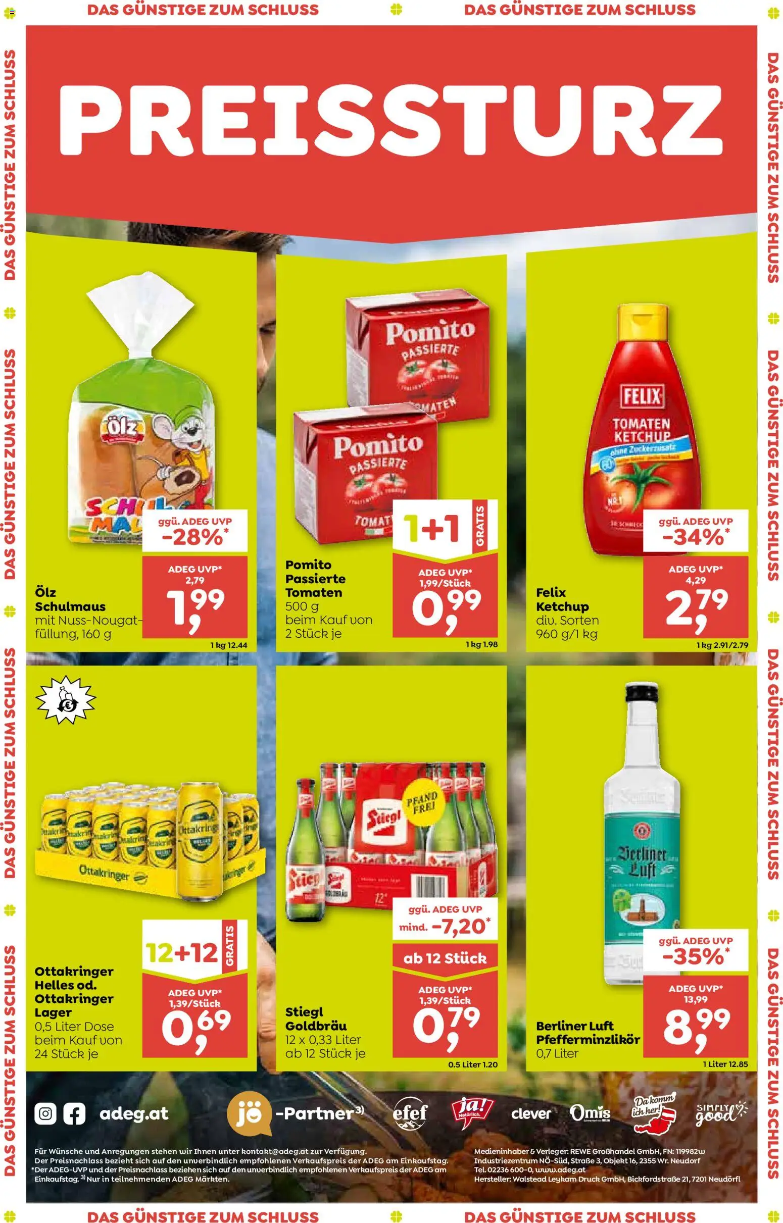ADEG Flugblatt gültig ab 03.06.2026 | Seite: 12 | Produkte: Ketchup, Tomaten