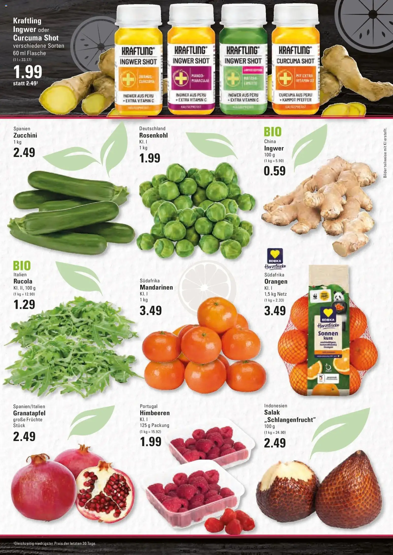 Edeka Prospekt Hamburg (ab 28.09.2026) » Angebote Online | Seite: 3 | Produkte: Granatapfel, Orangen, Bilder, Zucchini