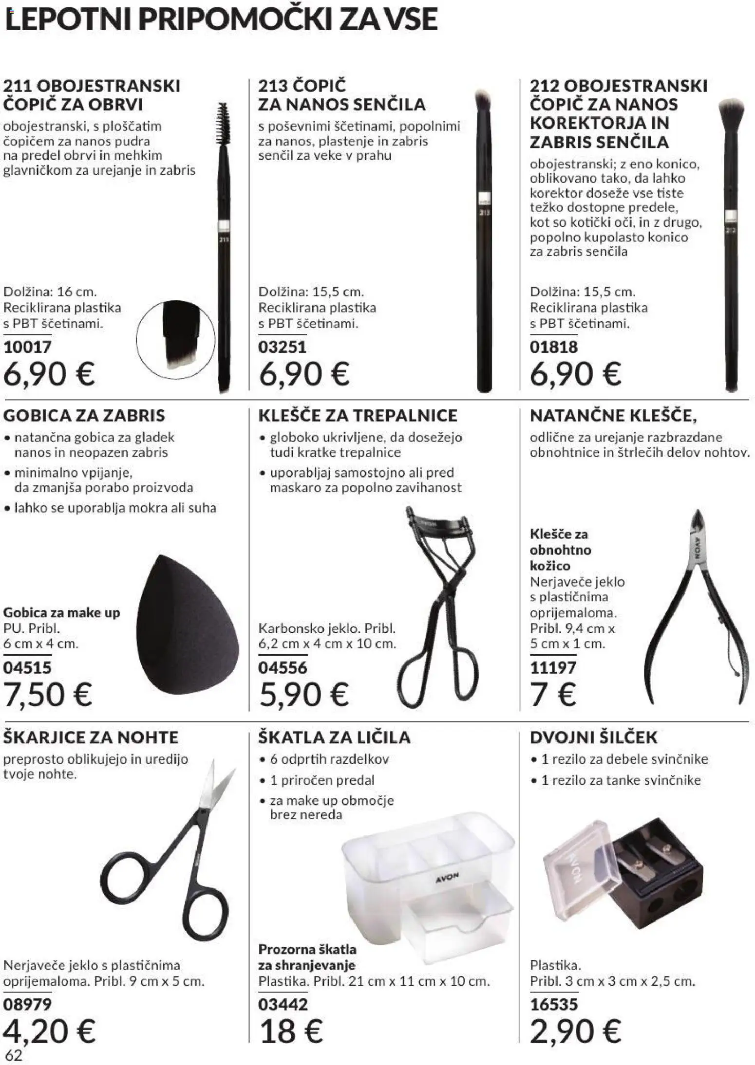 Novi Avon katalog ponudbe – veljaven od 30.06.2026 | Stran: 62 | Izdelki: Silcek, Skatla, Licila, Copic