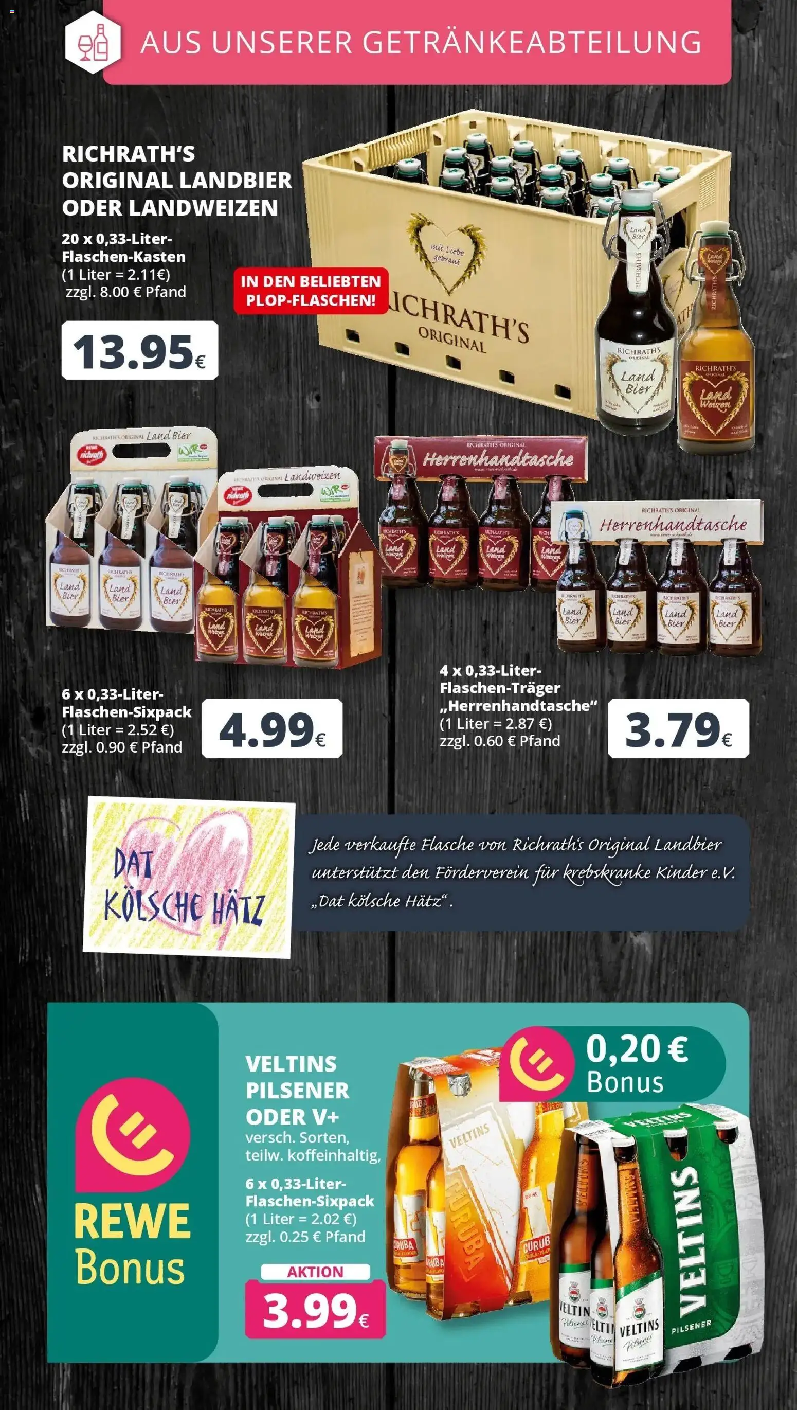 REWE Prospekt ab 17.08.2026 zum Blättern » Angebote | Seite: 19 | Produkte: Bier, Veltins