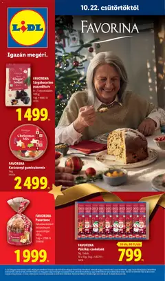 Lidl Favorina katalogus - amely érvényes a következő dátumtól: 2026.10.22.